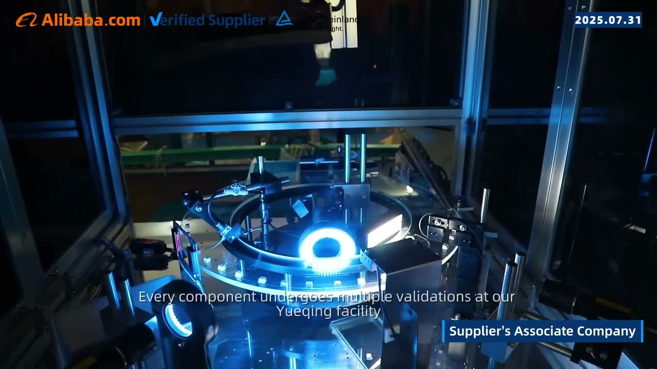 Optical inspection in our own LED connector factory