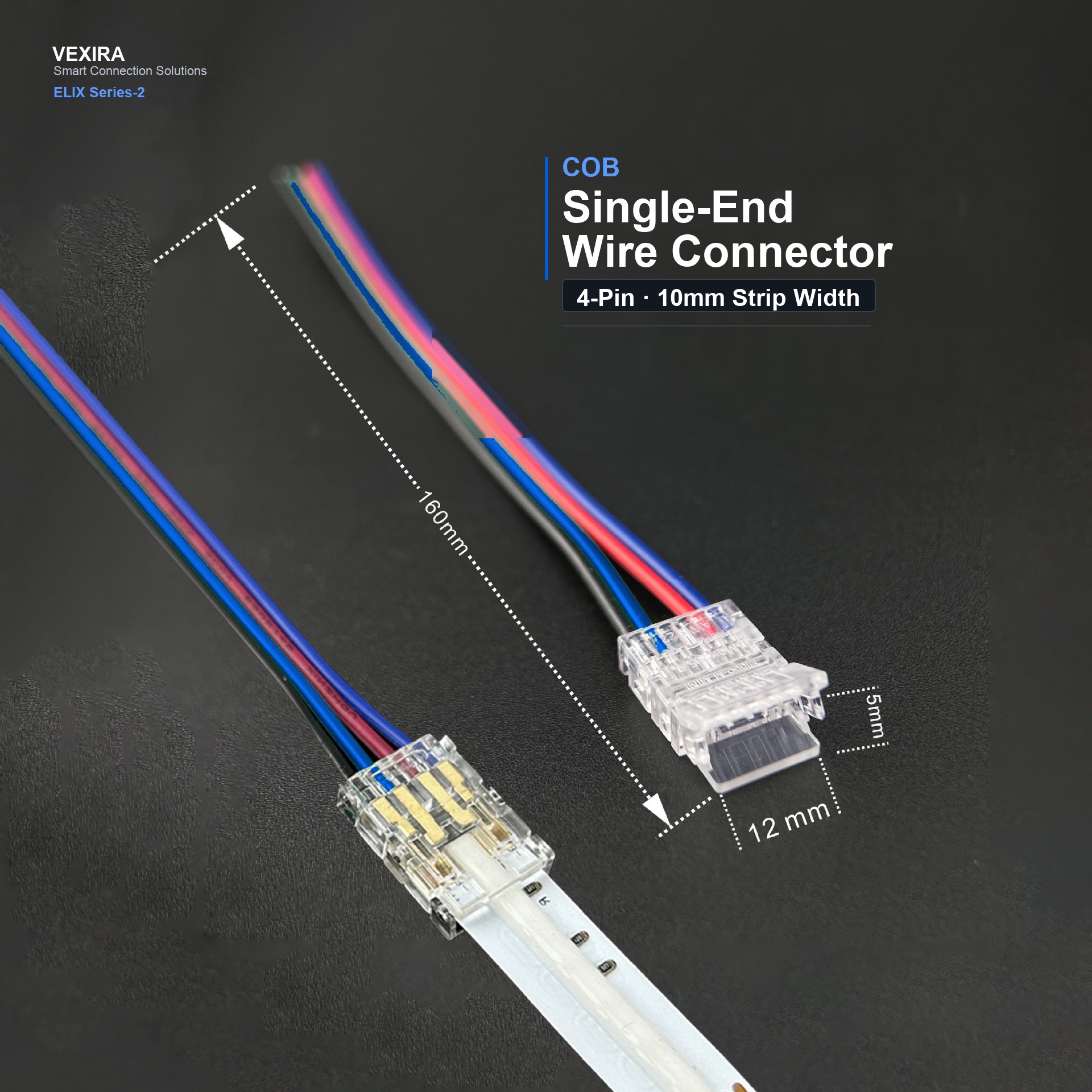 S-4P-10-1-C Single-End Wire Connector