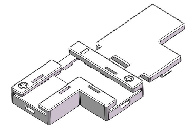 S-SC-2PIN-10MM-T Press-Fit LED Strip Connector
