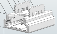 S-SC-2PIN-10MM-M Press-Fit LED Strip Connector