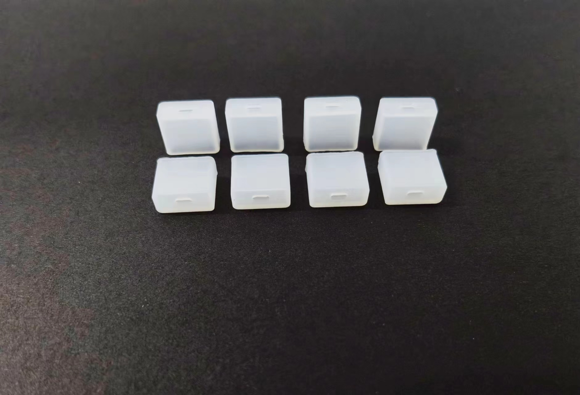 ELIX-0240 10 mm Silicone End Cap - Twin Hole